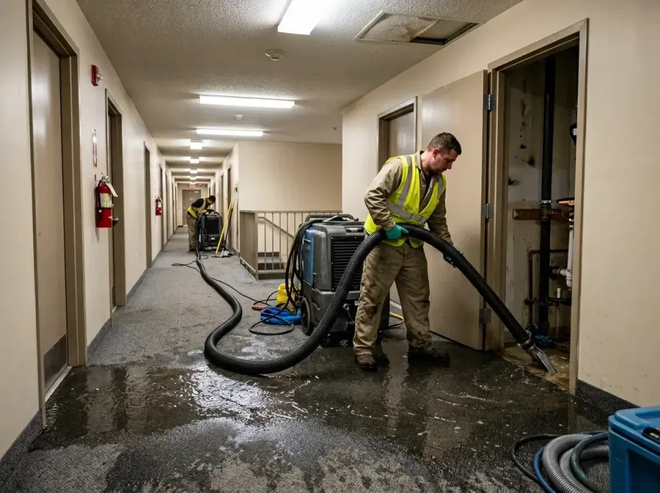 multi-unit-apartment-hallway-f-005 — frequently asked questions, Emergency Burst Pipe Water Extraction & Removal in Paw Paw…